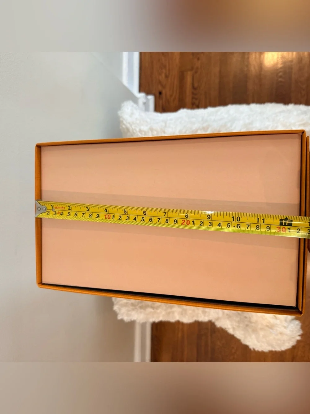 Authentic Louis Vuitton Empty Orange Gift Box XL W Original LV Logo Mailer Box
